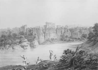 Image of View of Chepstow Castle