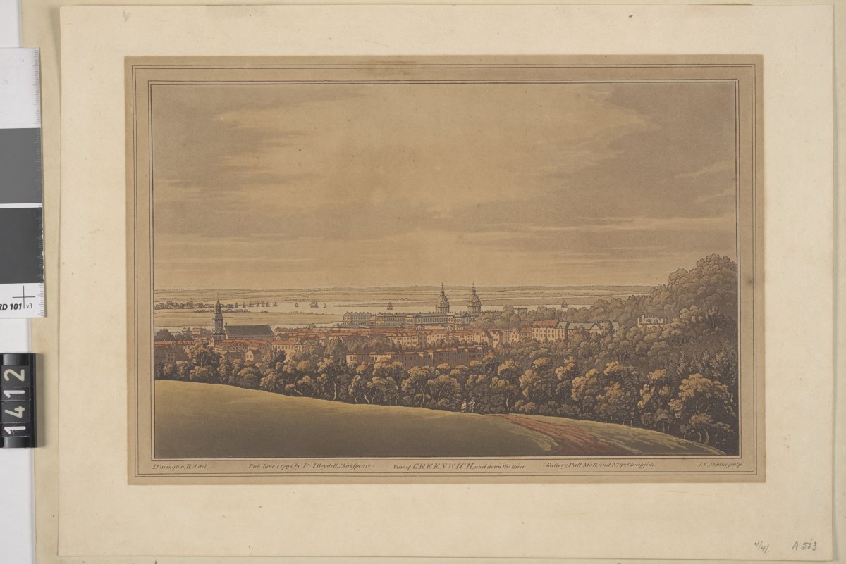 Image of View of Greenwich, and Down the River