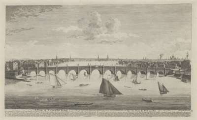 Image of A View of Westminster Bridge / Vüe du Pont de Westminster