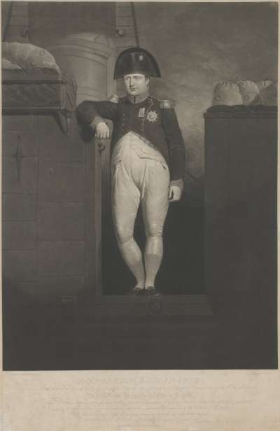 Image of Napoleon Bonaparte as he Presented himself at the Gangway of His Majesty’s Ship Bellerophon, in Plymouth Sound, in the month of August 1815