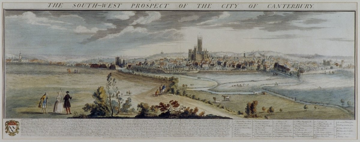 Image of The South-West Prospect of the City of Canterbury