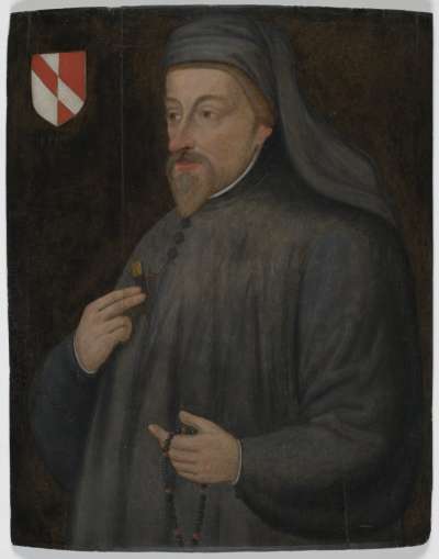 Image of Geoffrey Chaucer (c.1340-1400) Poet & Comptroller of Customs