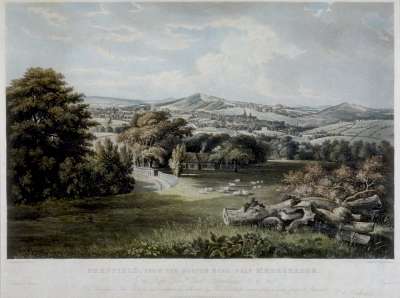 Image of Sheffield, from the Norton Road near Meersbrook