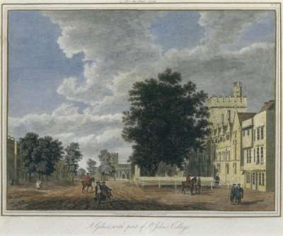 Image of St. Giles’s with Part of St. John’s College, Oxford