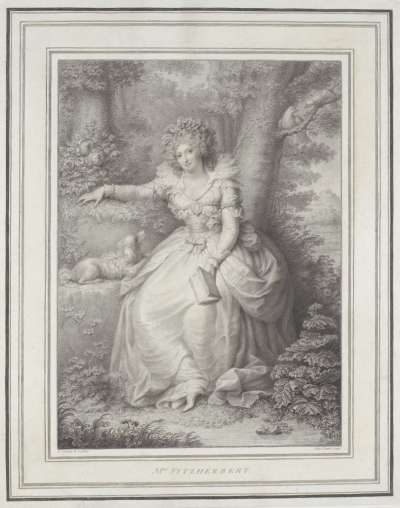 Image of Mrs Maria Anne Fitzherbert (1756-1837) Famous Beauty