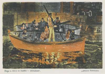 Image of Boys and Girls in Boats, Windsor