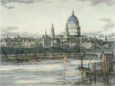 Image of St. Paul’s from the Thames