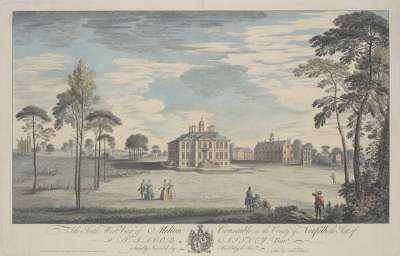 Image of The South West View of Melton Constable in the County of Norfolk, the Seat of Sir Jacob Astley Bart