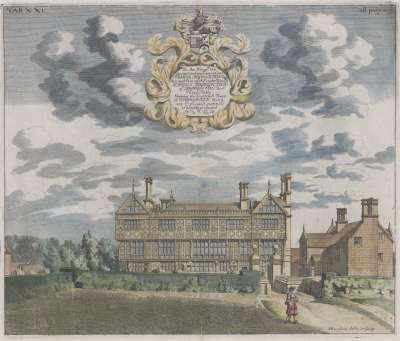 Image of The Front of Broughton House, Staffordshire