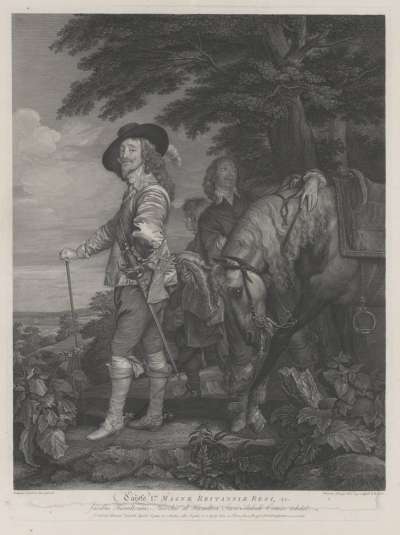 Image of King Charles I (1600-1649, reigned 1625-1649) and James Hamilton, 1st Duke of Hamilton (1606-1649)