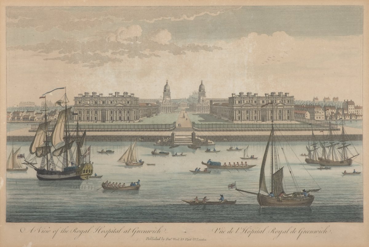 Image of A View of the Royal Hospital at Greenwich / Vue de l’Hopital Royal de Greenwich
