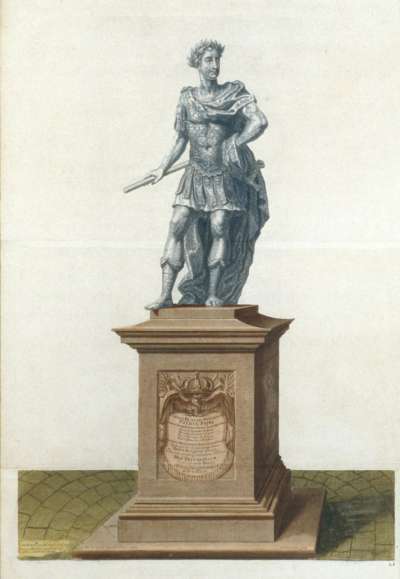Image of Statue of King Charles II (1630-1685) Reigned 1660-85