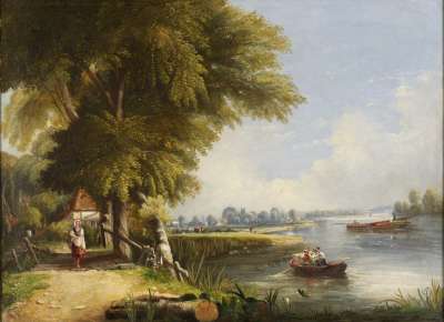 Image of River Thames, possibly near Richmond