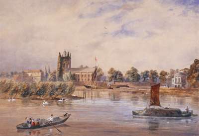 Image of Isleworth Church on the Thames