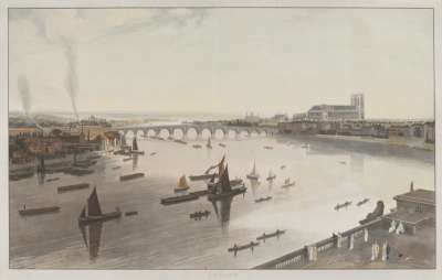 Image of VI: Westminster Bridge and Abbey from the Adelphi