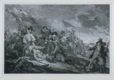 Image of The Battle of Bunker’s Hill, near Boston, June 17th 1775