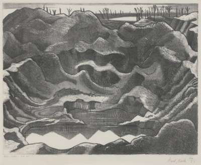 Image of Mine Crater. Hill 60. December 1917