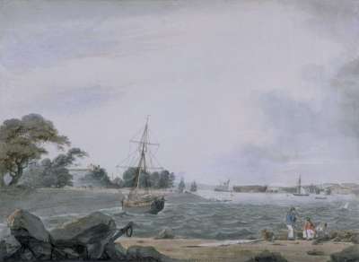 Image of Royal Dockyard, Mutton Cove, Passage from Mount Edgecumbe