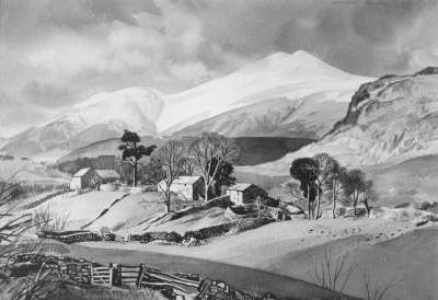 Image of Mountains in Snow, Skiddaw