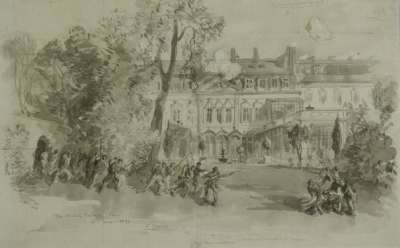 Image of Fighting in the Embassy Garden, Paris, 23 May 1871