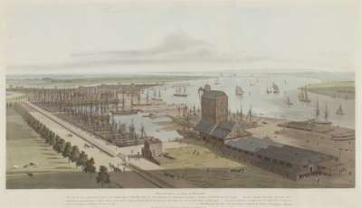 Image of Brunswick Dock on the Thames at Blackwall