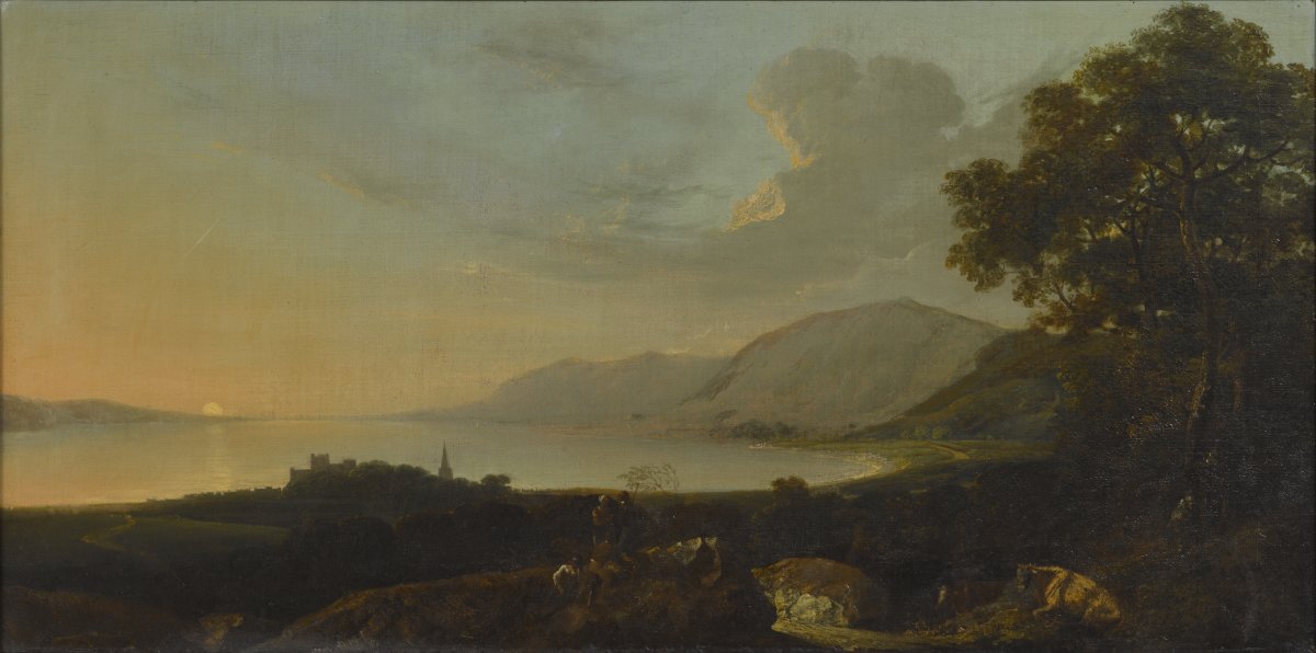 Image of River Landscape with Figures