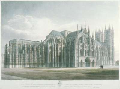 Image of North East View of the Abbey Church of St. Peter, Westminster