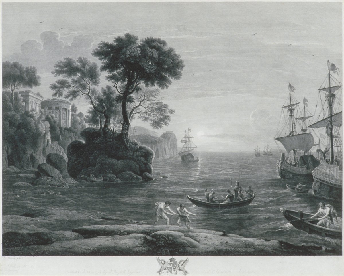 Image of The Landing of Aeneas in Italy