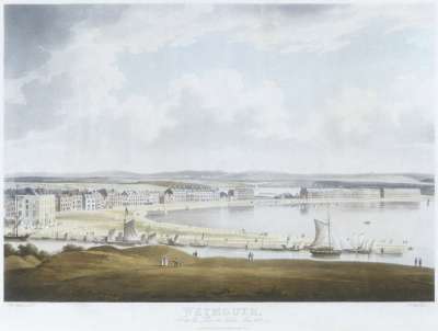 Image of Weymouth, from the Look-out, taken May 1812