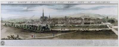 Image of The North East Prospect of the City of Salisbury