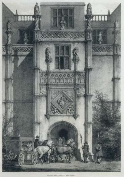 Image of Porch, Montacute, Somerset