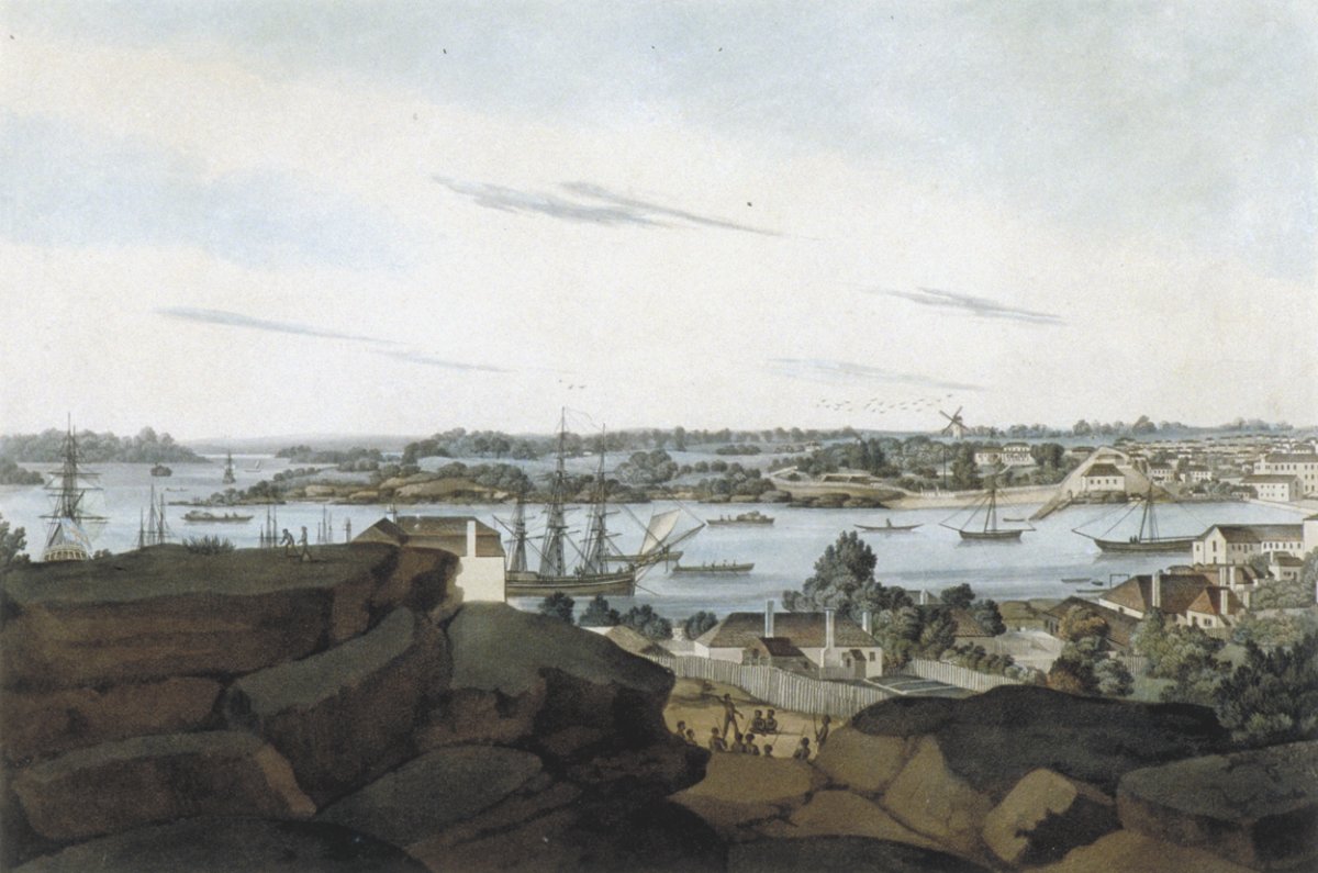 Image of New South Wales. View of Sydney from the West Side of Cove No.1