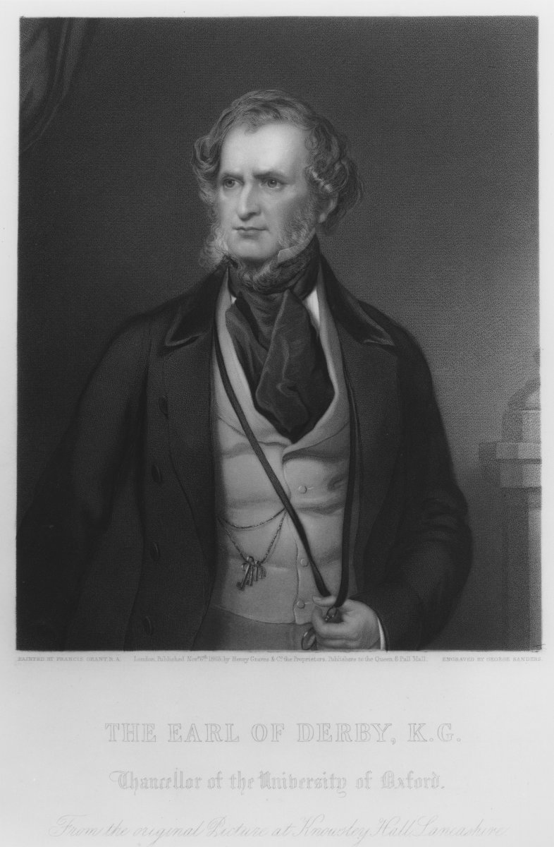 Image of Edward Stanley, 14th Earl of Derby (1799-1869)