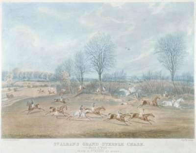 Image of St. Albans Grand Steeple Chase, 8 March 1832: Plate 3: Turning an Angle