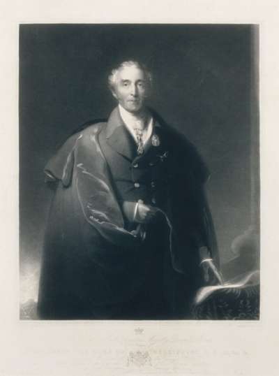 Image of His Grace The Duke of Wellington KC etc, etc, etc, as Lord Warden of the Cinque Ports