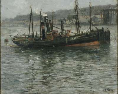 Image of Trawlers, South Shields on the Tyne