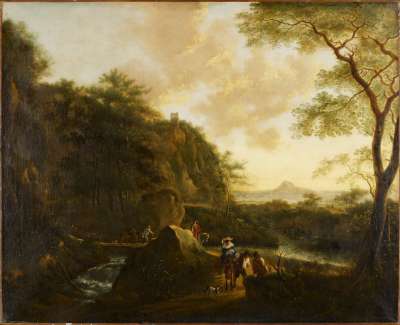 Image of Landscape with Travellers
