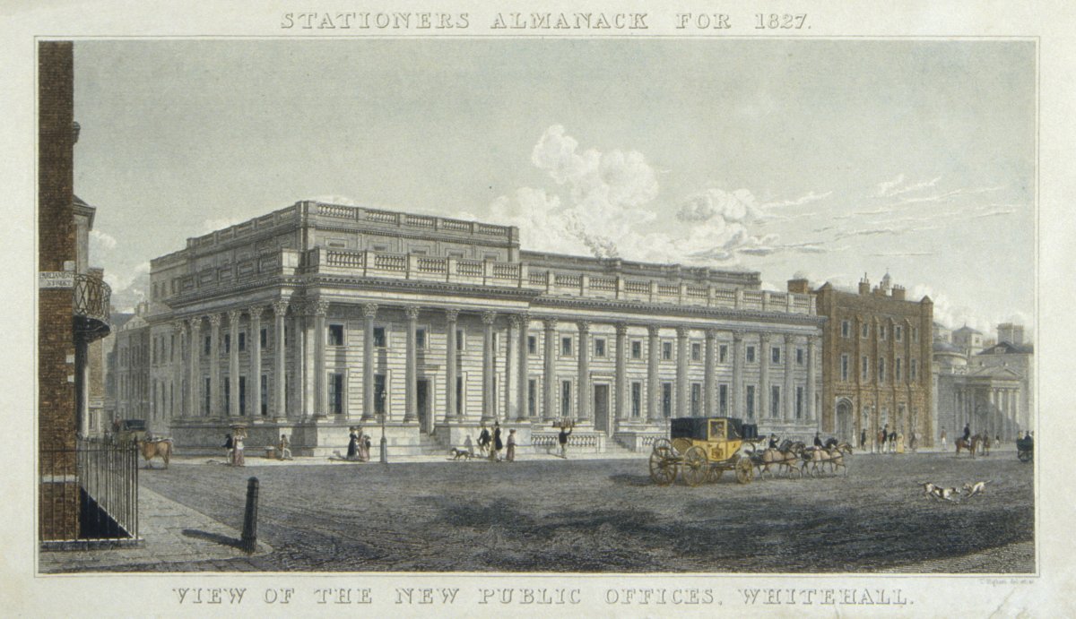 Image of View of the New Public Offices, Whitehall