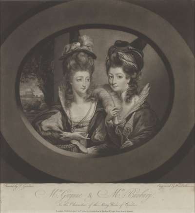 Image of Mrs Gwynne and Mrs Bunbury in the Characters of “The Merry Wives of Windsor”
