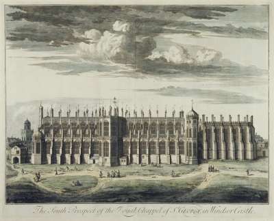 Image of The South Prospect of the Royal Chappel of St. George in Windsor Castle