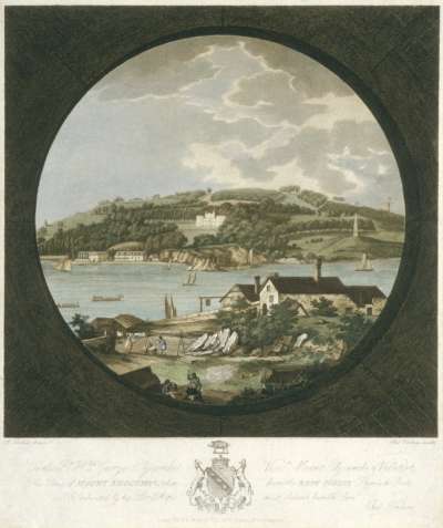 Image of View of Mount Edgcumbe, taken from the Rope House, Plymouth Dock