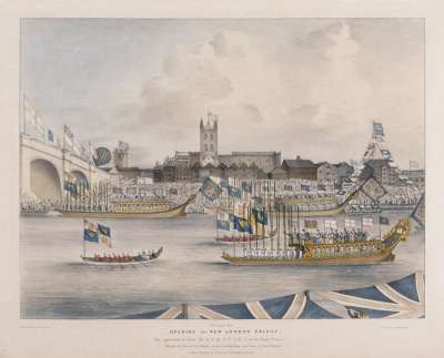 Image of Opening the New London Bridge, 1st August 1831