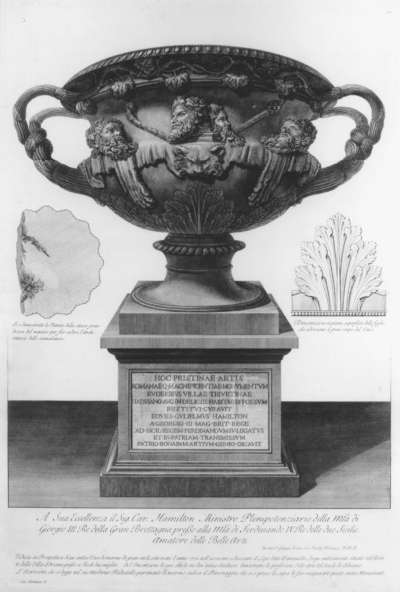 Image of Veduta in Prospettiva di un Antico Vaso di Marmo di Gran Mole