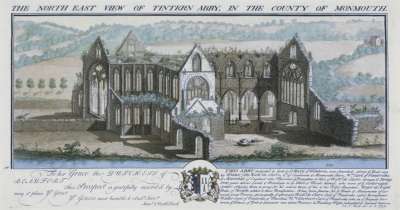Image of The North East View of Tintern Abby, in the County of Monmouth