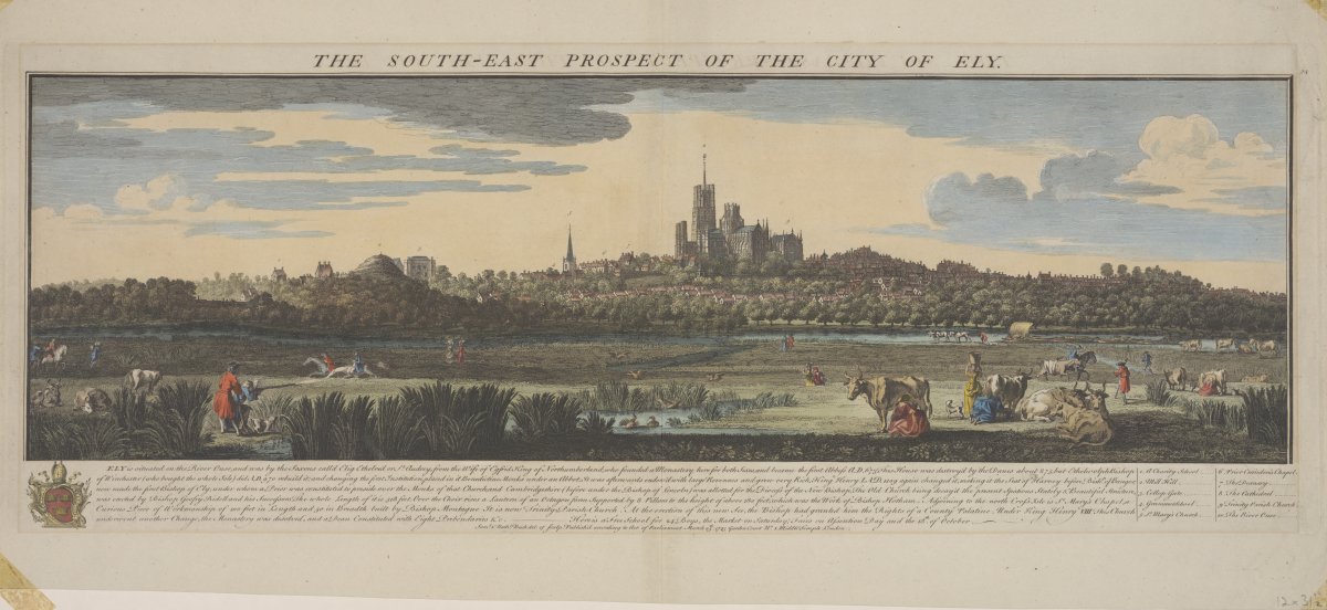 Image of The South-East Prospect of the City of Ely