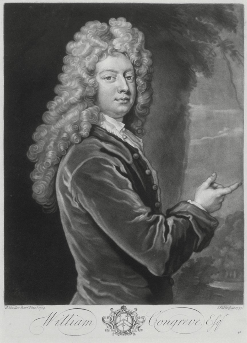 Image of William Congreve (1670-1729) playwright and poet