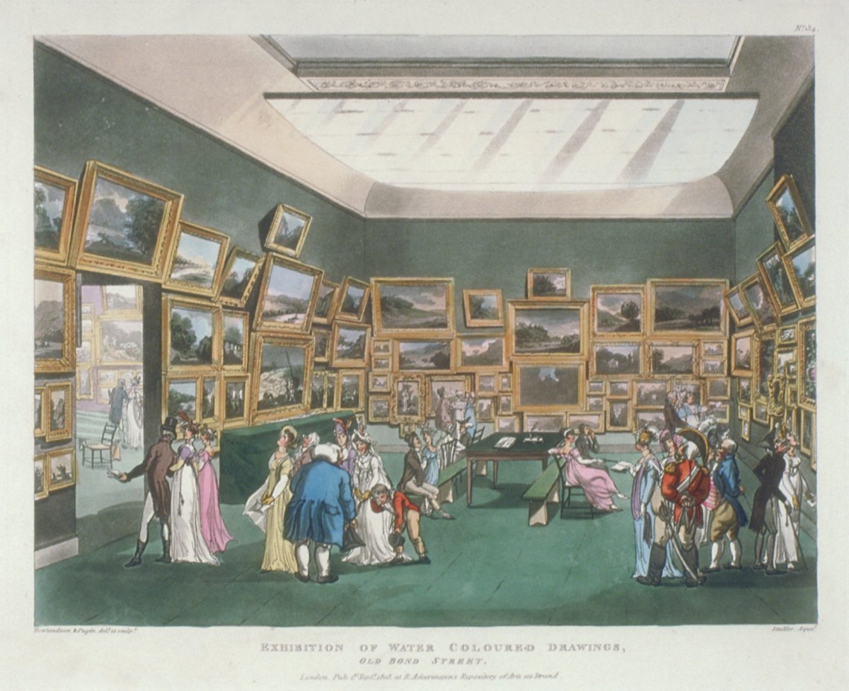 Image of Exhibition of Water Coloured Drawings, Old Bond St