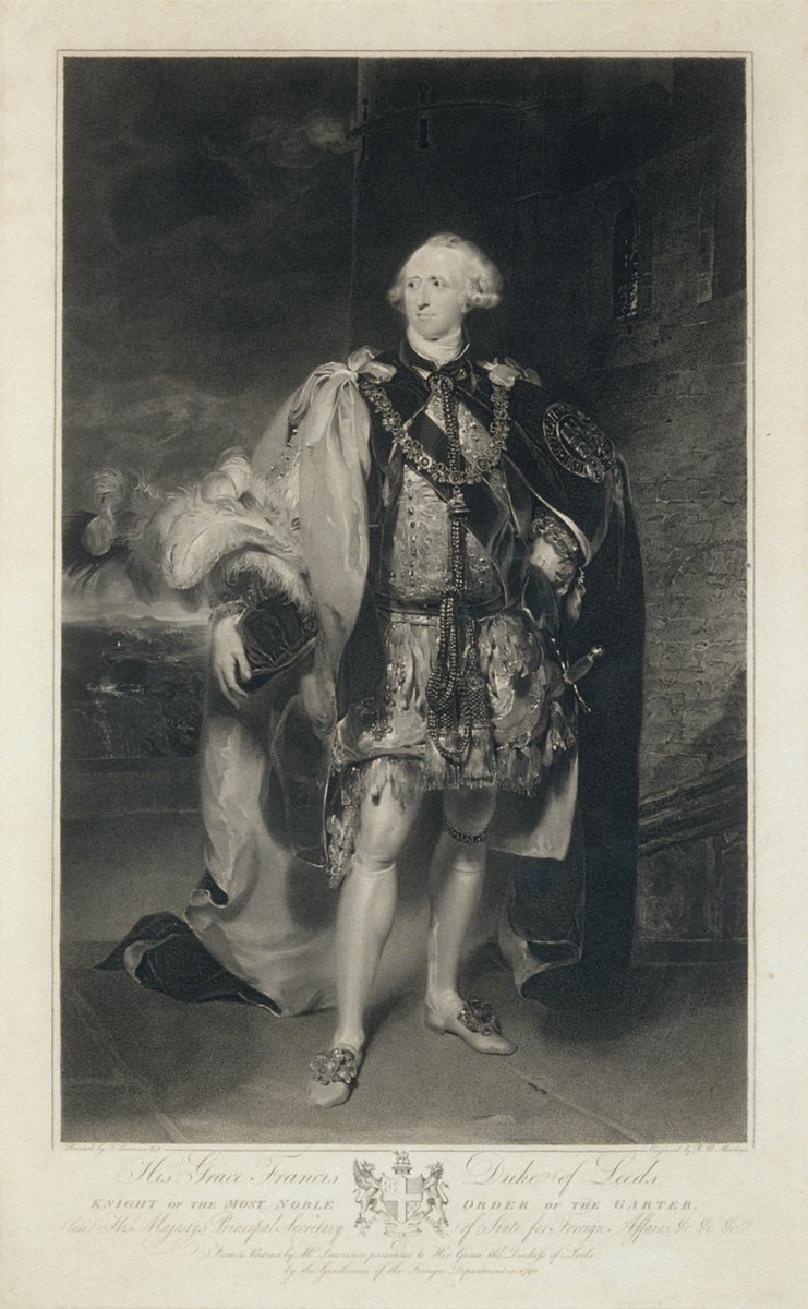 Image of Francis Osborne, 5th Duke of Leeds (1751-99) Secretary of State for Foreign Affairs