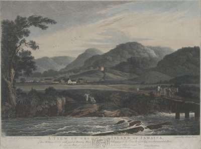 Image of A View in the Island of Jamaica, of Fort William Estate, with part of Roaring River belonging to William Beckford Esq. near Savannah la Marr [3]
