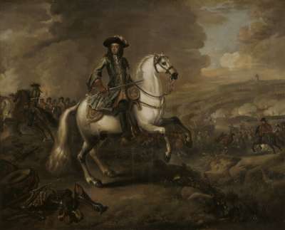 Image of William III at the Battle of the Boyne